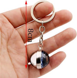 Zodiac Gemstone Keychain Accessories