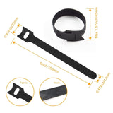 60 Pcs Velcro Cable Ties Quirky Home Essentials