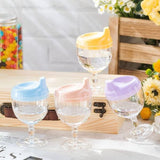 Baby Sippy Cup Plastic Stemware for Toddlers & Kids Quirky Home Essentials