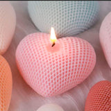 3D Heart-shaped Scented Candle  (Pack of 2) Quirky Home Essentials