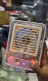 Rechargeable Battery Operated Mini USB Fan With Mist Water Spray Electronics