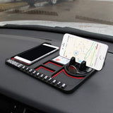 HSR Car Accessories Multifunction Phone GPS Holder Anti-Slip Silicone Pad and Car Mobile Holders for Car Dashboard Electronics